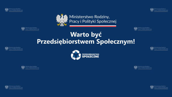 Baner projektu Warto być Przedsiębiorstwem Społecznym