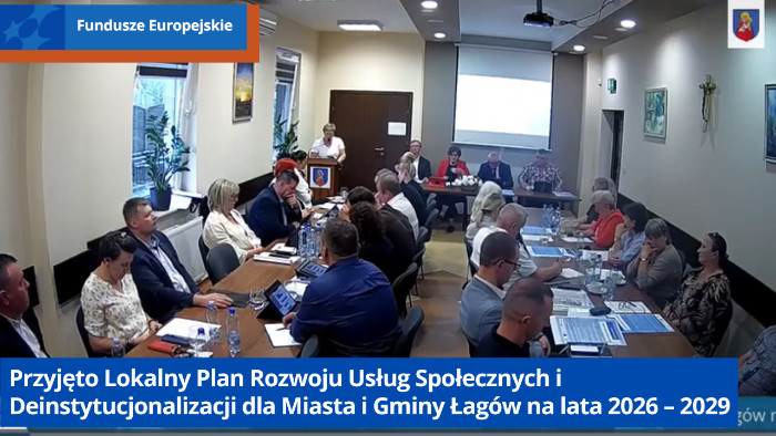 Radni Miasta i Gminy Łagów podczas obrad