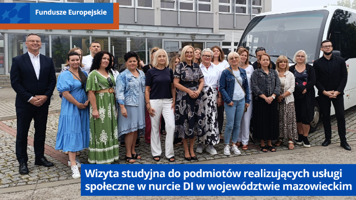 Uczestnicy szkolenia przed wyjazdem na wizytę studyjną