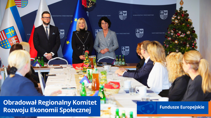 Marszałek Województwa Świętokrzyskiego Renata Janik, dyrektor Regionalnego Ośrodka Polityki Społecznej Elżbieta Korus