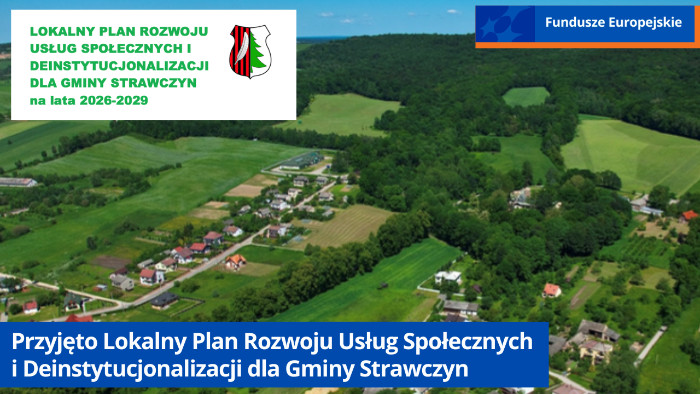 Gmina Strawczyn z lotu ptaka